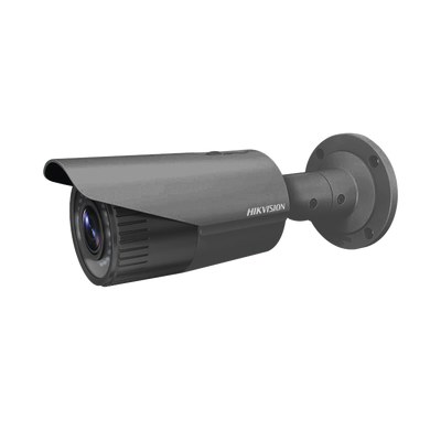 HIKVISION - Bala IP 2 Megapixel / Lente Mot. 2.8 a 12 mm / 30 mts IR / WDR 120dB / IP67 /  Hik-Connect P2P / Exterior / PoE / Color negro