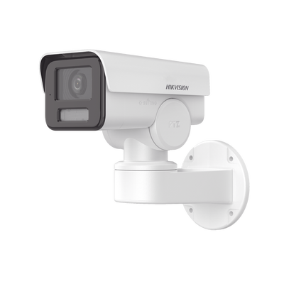 HIKVISION - Bala IP PTZ 4 Megapixel / Lente Mot. 2.8 a 12 mm  / Luz IR 50 mts / WDR 120 dB  / PoE / IP66 / Microfono Integrado / Micro SD / Ultra Baja Iluminación