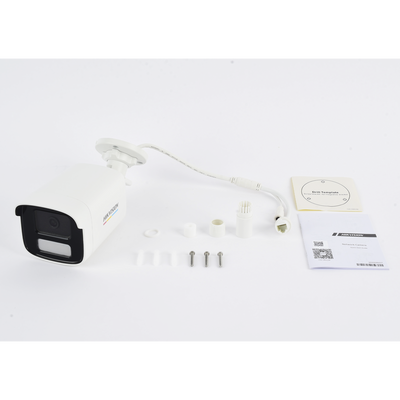 HIKVISION - Bala IP 4 Megapixel / ACUSENSE Lite (Detección de Movimiento en Humanos y Vehículos) / Lente 4 mm / Imagen a Color 24/7 / Luz Blanca 50 mts / Exterior IP67 / WDR 120 dB / PoE / Onvif