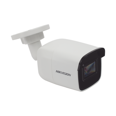 HIKVISION - Bala IP 8 Megapixel (4K) / 30 metros IR EXIR / Lente 2.8 mm / WDR 120 dB / PoE / Exterior IP67 / IK10 / Videoanaliticos Integrados / Onvif / MicroSD