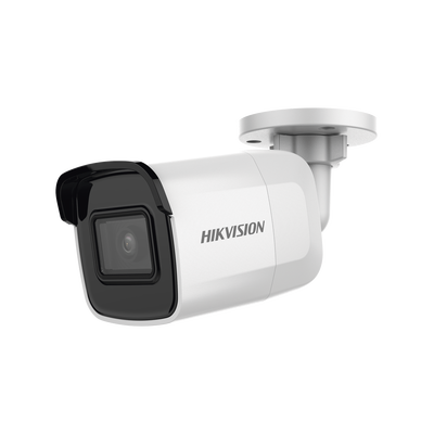 HIKVISION - Bala IP 8 Megapixel (4K) / 30 metros IR EXIR / Lente 2.8 mm / WDR 120 dB / PoE / Exterior IP67 / IK10 / Videoanaliticos Integrados / Onvif / MicroSD
