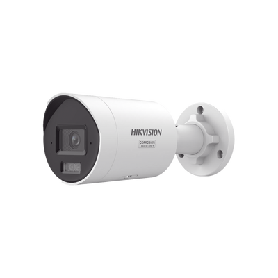 HIKVISION - [Dual Light + ColorVu 3.0 + HikAI] Bala IP 8 Megapixel / Lente 2.8 mm / 40 mts IR + Luz Blanca / 2 Microfonos Integrados / Exterior IP67 / WDR 130 dB / ACUSENSE 3.0 / Metal / NEMA 4X / ACUSEEK