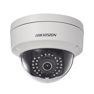 HIKVISION - Domo IP 2 Megapixel / 30 mts IR Inteligente / H.264+ / WDR 120dB / MicroSD / IP67 / IK10 / Entrada-Salida audio y alarma / PoE