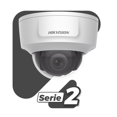 HIKVISION - Domo IP 2 Megapixel / Lente 2.8 mm / Salida HDMI (1080p) para Usar en Monitor / Uso en Centros Comerciales / 30 Mts IR EXIR / IP42 / IK10 / WDR 120 dB / PoE / Micro SD