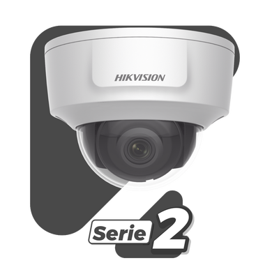 HIKVISION - Domo IP 2 Megapixel / Lente 2.8 mm / Salida HDMI (1080p) para Usar en Monitor / Uso en Centros Comerciales / 30 Mts IR EXIR / IP42 / IK10 / WDR 120 dB / PoE / Micro SD