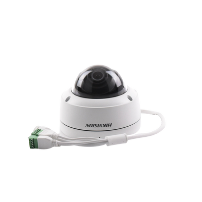 HIKVISION - Domo IP 4 Megapixel / Imagen a Color 24/7 / PoE / Lente 2.8 mm / Exterior IP67 / IK10 / WDR 130 dB / PoE / Micrófono Integrado / Videoanaliticos (Filtro de Falsas Alarmas)  / Entrada y Salida de Audio y Alarmas / MicroSD / ACUSEARCH
