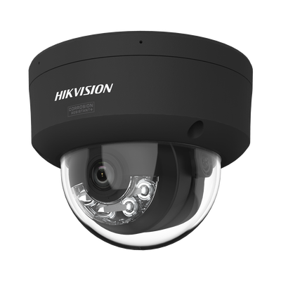HIKVISION - [Dual Light + ColorVu 3.0 + HikAI] Domo IP 4 Megapixel / Lente 2.8 mm / 30 mts IR + Luz Blanca / 2 Microfonos Integrados / Exterior IP67 / WDR 130 dB / ACUSENSE 3.0 / Metal / NEMA 4X / ACUSEEK