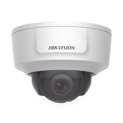 HIKVISION - Domo IP 4K  / Lente 2.8 mm / Salida HDMI (1080p) para Usar en Monitor / Uso en Centros Comerciales / 30 Mts IR EXIR / IP42 / IK10 / WDR 120 dB / PoE / Micro SD
