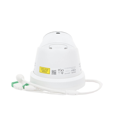 HIKVISION - [Dual Light + ColorVu] Turret IP 4 Megapixel / Lente 2.8 mm / 30 mts IR + 30 mts Luz Blanca / Exterior IP67 / Luz Intermitente y Alerta de Audio / Micrófono Integrado / Videoanaliticos (Filtro de Falsas Alarmas) / WDR 130 dB / Captura Facial