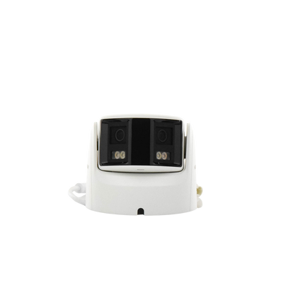 HIKVISION - [FlexVu] [PROTECCIÓN ACTIVA] Turret IP Panorámica 4 Megapíxel / 2 Lentes 2.8 mm (180°) / Imagen a Color 24/7 (ColorVu) / PoE / WDR 130° / IP67 / ACUSENSE / Luz Estroboscópica y Alarma Audible / 30 mts Luz Blanca / Mic