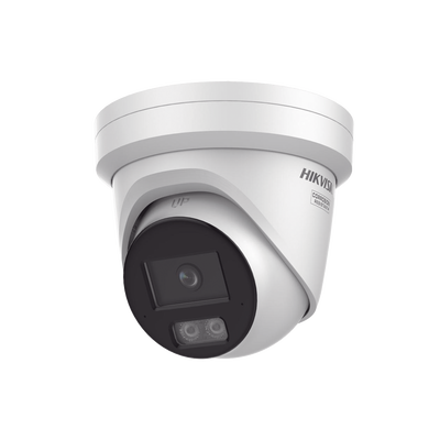 HIKVISION - [Dual Light + ColorVu 3.0 + HikAI] Turret IP 6 Megapixel / Lente 2.8 mm / 30 mts IR + Luz Blanca / 2 Microfonos Integrados / Exterior IP67 / Estrobo Luz Blanca / WDR 130 dB / ACUSENSE 3.0 / Metal / NEMA 4X / ACUSEARCH