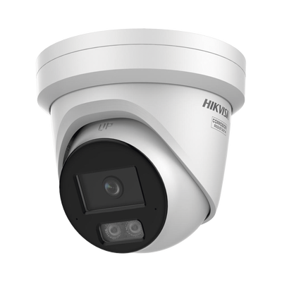 HIKVISION - [Dual Light + ColorVu 3.0 + HikAI] Turret IP 8 Megapixel / Lente 2.8 mm / 30 mts IR + Luz Blanca / 2 Microfonos Integrados / Exterior IP67 / WDR 130 dB / ACUSENSE 3.0 / Metal / NEMA 4X / ACUSEARCH