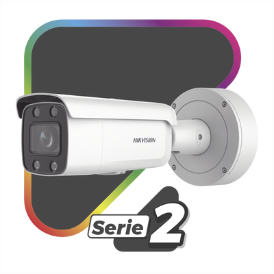 HIKVISION - Bullet IP 4 Megapixel / Imagen a Color 24/7 / Lente 3.6 - 9 mm / Luz Blanca 60 mts / WDR 130 dB / Exterior IP67 / Captura Facial / Videoanaliticos (Filtro de Falsas Alarmas) / MicroSD / ACUSEARCH