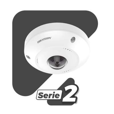 HIKVISION - Fisheye IP 4 Megapixel / Panorámica 180° - 360° / Exterior IP67 / IK10 / PoE / Múltiples Vistas por iVMS-4200