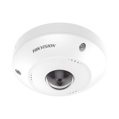 HIKVISION - Fisheye IP 4 Megapixel / Panorámica 180° - 360° / Exterior IP67 / IK10 / PoE / Múltiples Vistas por iVMS-4200