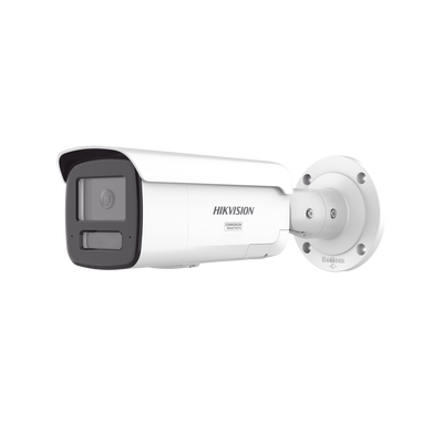 HIKVISION - [Dual Light + ColorVu 3.0 + HikAI] Bala IP 4 Megapixel / Lente 4 mm / 60 mts IR + Luz Blanca / Exterior IP67 / WDR 130 dB / ACUSENSE 3.0 / Metal / NEMA 4X / ACUSEARCH