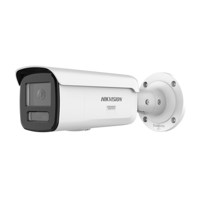 HIKVISION - [Dual Light + ColorVu 3.0 + HikAI] Bala IP 6 Megapixel / Lente 4 mm / 60 mts IR + Luz Blanca / Exterior IP67 / WDR 130 dB / ACUSENSE 3.0 / Metal / NEMA 4X / ACUSEARCH