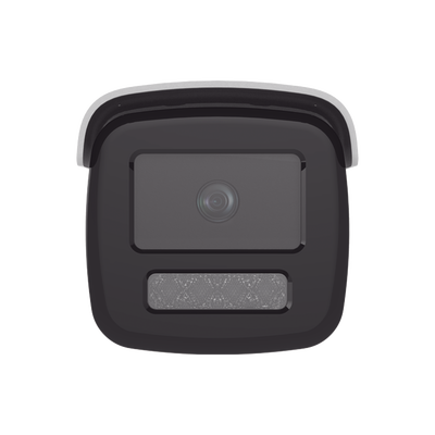 HIKVISION - [Dual Light + ColorVu] Bala IP 8 Megapixel / Lente 4 mm / 60 mts IR + 60 mts Luz Blanca / Exterior IP67 /   WDR 130 dB / Videoanaliticos (Filtro de Falsas Alarmas) / Captura Facial / ACUSEARCH