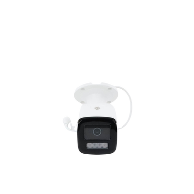HIKVISION - [Dual Light + ColorVu] Bala IP 8 Megapixel / Lente 4 mm / 60 mts IR + 60 mts Luz Blanca / Exterior IP67 /   WDR 130 dB / Videoanaliticos (Filtro de Falsas Alarmas) / Captura Facial / ACUSEARCH