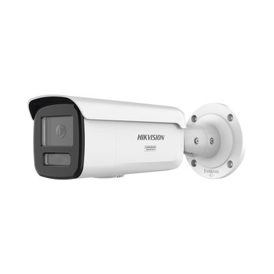 HIKVISION - [Dual Light + ColorVu 3.0 + HikAI] Bala IP 8 Megapixel / Lente 4 mm / 60 mts IR + Luz Blanca / Exterior IP67 / WDR 130 dB / ACUSENSE 3.0 / Metal / NEMA 4X / ACUSEARCH