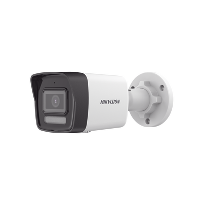 HIKVISION - [Dual Light] Bala IP 4 Megapixel / Lente 2.8 mm / 30 mts IR + 20 mts Luz Blanca / Micrófono Integrado  / Exterior IP67 / H.265 / PoE / ONVIF / Micro SD