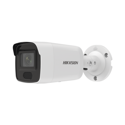 HIKVISION - Bala IP 6 Megapixel / Lente 2.8 mm / 40 mts IR / Exterior IP67 / PoE / ACUSENSE / DARKFIGHTER / Alarmas y Audio I/O / ONVIF / Micro SD / 4 Analíticos: AcuSense, Deteccion Facial, Conteo de Personas por Cruce y Zona