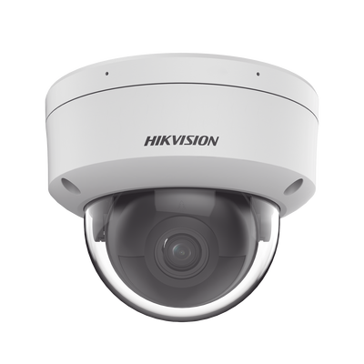 HIKVISION - Domo IP 4 Megapixel / Lente 2.8 mm / 40 mts IR / Exterior IP67 / IK10 / Microfono Integrado / DARKFIGHTER / Audio y Alarma I/O / PoE / ONVIF / Micro SD / 4 Analíticos: AcuSense, Detección Facial, Conteo de Personas por Cruce y Zona