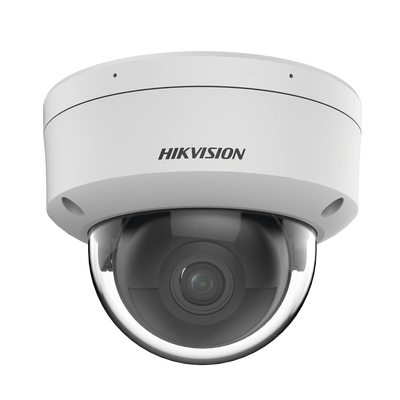 HIKVISION - Domo IP 6 Megapixel / Lente 2.8 mm / 40 mts IR / Exterior IP67 / IK10 / Microfono Integrado / DARKFIGHTER / Audio y Alarma I/O / PoE / ONVIF / Micro SD / 4 Analíticos: AcuSense, Deteccion Facial, Conteo de Personas por Cruce y Zona