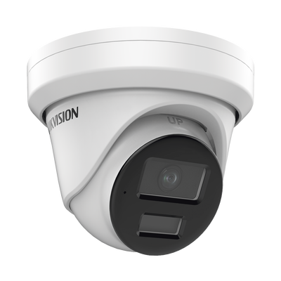 HIKVISION - Turret IP 4 Megapixel / Lente 2.8 mm / 40 mts IR / Exterior IP67 / DARKFIGHTER / Audio y Alarma I/O / PoE / ONVIF / Micro SD / 4 Analíticos: AcuSense, Deteccion Facial, Conteo de Personas por Cruce y Zona