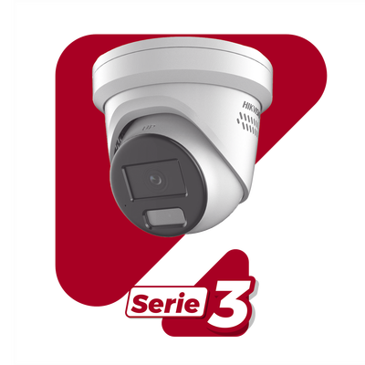 HIKVISION - [ PROTECCIÓN ACTIVA ] Turret IP 4 Megapixel / Lente 2.8 mm / 40 mts IR / Exterior IP67 / Micrófono y Bocina Integrado (Audio de Dos Vías) / DARKFIGHTER / PoE / Luz Estroboscopica / ONVIF / Micro SD / 4 Analíticos
