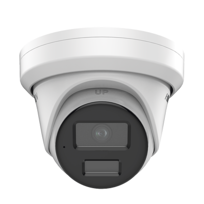 HIKVISION - Turret IP 6 Megapixel  / Lente 2.8 mm / 40 mts IR / Exterior IP67 / Micrófono Integrado / DARKFHGITER / PoE / Alarmas y Audio I/O / ONVIF / Micro SD / 4 Analíticos: AcuSense, Deteccion Facial, Conteo de Personas por Cruce y Zona