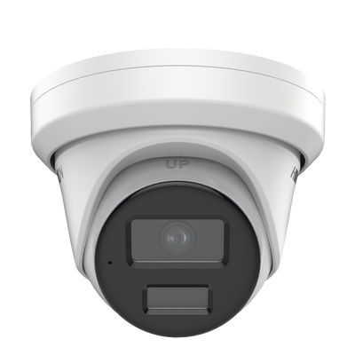 HIKVISION - Turret IP 8 Megapixel (4K) / Lente 2.8 mm / 40 mts IR / Exterior IP67 / Micrófono Integrado / DARKFHGITER / Alarmas y Audio I/O / PoE / ONVIF / Micro SD / 4 Analíticos: AcuSense, Deteccion Facial, Conteo de Personas por Cruce y Zona
