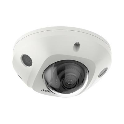 HIKVISION - Mini Domo IP 6 Megapixel / Lente 2.8 mm / 30mts IR EXIR / Micrófono Integrado / Exterior IP67 / IK08 / PoE / DARKFIGHTER / Alarmas y Audio I/O / ONVIF / Micro SD / 4 Analíticos: AcuSense, Deteccion Facial, Conteo de Personas por Cruce y Zona