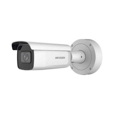 HIKVISION - Bala IP 4 Megapixel / Lente Mot. 2.7 a 13.5 mm / 60 mts IR EXIR / Exterior IP67 / IK10 / Anticorrosivo / WDR 120 dB / PoE + / Micro SD / 4 Analíticos: AcuSense, Deteccion Facial, Conteo de Personas por Cruce y Zona