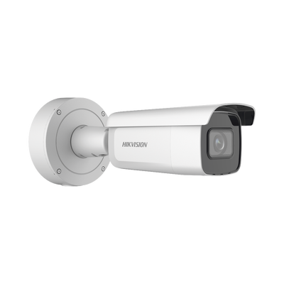 HIKVISION - Bala IP 4 Megapixel / Lente Mot. 7 a 35 mm / 80 mts IR EXIR / Exterior IP67 / IK10 / WDR 120 dB / PoE + / MicroSD / 4 Analíticos: AcuSense, Deteccion Facial, Conteo de Personas por Cruce y Zona