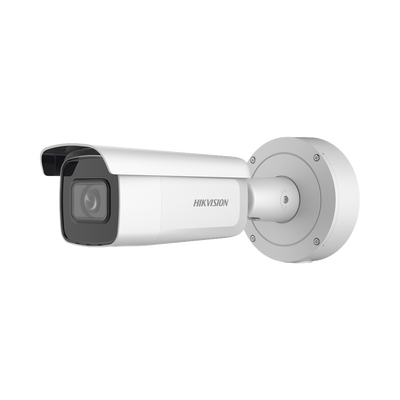 HIKVISION - Bala IP 4 Megapixel / Lente Mot. 7 a 35 mm / 80 mts IR EXIR / Exterior IP67 / IK10 / WDR 120 dB / PoE + / MicroSD / 4 Analíticos: AcuSense, Deteccion Facial, Conteo de Personas por Cruce y Zona