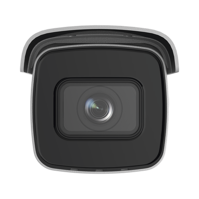 HIKVISION - Bala IP 8 Megapixel (4K) / Lente Mot. 2.7 a 13.5 mm / 60 mts IR EXIR / Exterior IP66 / IK10 / DARKFIGHTER / Audio y Alarma I/O / PoE+ / ONVIF / Micro SD / 4 Analíticos: AcuSense, Deteccion Facial, Conteo de Personas por Cruce y Zona