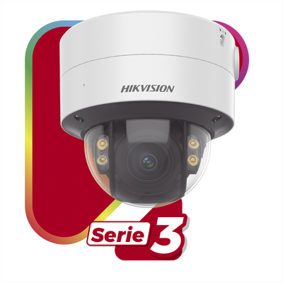 HIKVISION - Domo IP 4 Megapixel / Imagen a Color 24/7 / Lente 2.8 - 12 mm / Luz Blanca 40 mts / WDR 130 dB / Exterior IP67 / IK10 / Captura Facial / Videoanaliticos / AcuSense