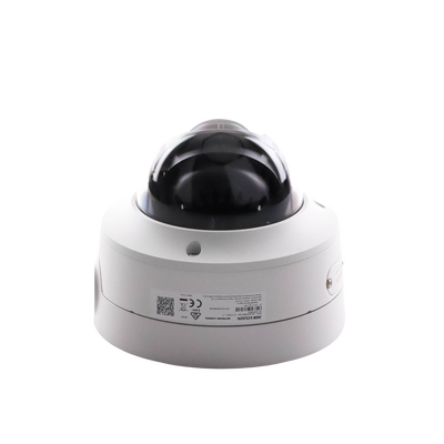 HIKVISION - Domo IP 8 Megapixel (4K) / Lente Mot. 2.7 a 13.5 mm / 40 mts IR EXIR / Exterior IP66 / IK10 / DARKFIGHTER / Audio y Alarma I/O / PoE+ / ONVIF / Micro SD / 4 Analíticos: AcuSense, Deteccion Facial, Conteo de Personas por Cruce y Zona