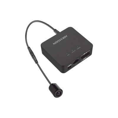 HIKVISION - Pinhole IP 2 Megapixel / Lente 3.7 mm / 2 Mts Cable / PoE / Ideal para Cajeros Automáticos (ATM) / WDR / Micro SD / Cámara Tipo Cilindro