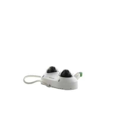 HIKVISION - PanoVu Series / Lente Dual de 5 Megapixel / 2 Lentes Fijos de 2.8 mm / Recomendado para Pasillos o Esquinas / IP67 / IK10 / PoE / WDR 120 dB / 10 mts IR / Entrada y Salida de Audio y Alarma / MicroSD