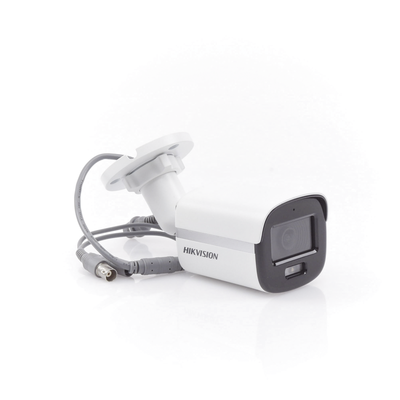 HIKVISION - [ColorVu] Bala TURBOHD 2 Megapixel (1080p) / Imagen a Color 24/7 / Lente 2.8 mm / METAL / Luz Blanca 20 mts / Exterior IP67 / TVI-AHD-CVI-CVBS / dWDR