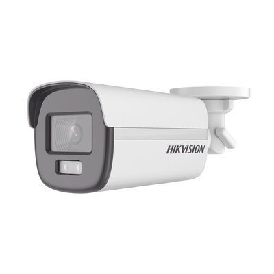 HIKVISION - [ColorVu] Bala TURBOHD 2 Megapixel (1080p) / Imagen a Color 24/7 / Lente 3.6 mm / METAL / Luz Blanca 40 mts / Exterior IP67 / TVI-AHD-CVI-CVBS / dWDR