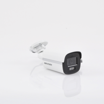 HIKVISION - [ColorVu] Bala TURBOHD 3K (5 Megapixel) / Lente 3.6 mm / Micrófono Integrado / Imagen a Color 24/7 / Luz Blanca 40 mts / Exterior IP67 / dWDR / 4 Tecnologías / Metal