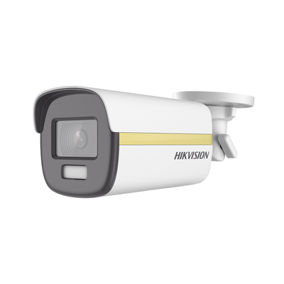 HIKVISION - [ColorVu] Bala TURBOHD 4K / Imagen a Color 24/7 / Lente 3.6 mm / METAL / Luz Blanca 40 mts / Exterior IP67 /  WDR 130 dB