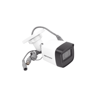 HIKVISION - Bala TURBOHD 2 Megapixel (1080p) / Gran Angular 99° / Lente 2.8 mm / 30 mts IR EXIR / Exterior IP67 / 4 Tecnologías / dWDR / Metal