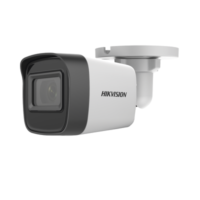 HIKVISION - Bala TURBOHD 2 Megapixel (1080p) / Gran Angular 99° / Lente 2.8 mm / 30 mts IR EXIR / Exterior IP67 / 4 Tecnologías / dWDR / Metal