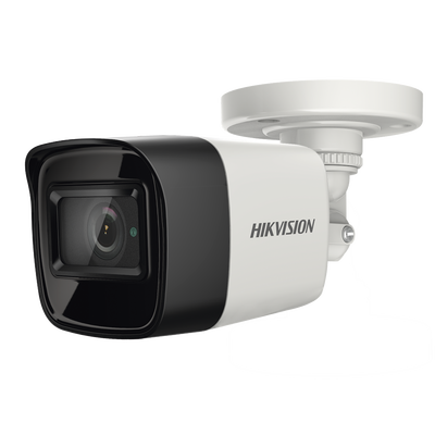 HIKVISION - Bala TURBOHD 4K (8 Megapixel) / Gran Angular 102° / Lente 2.8 mm / Exterior IP67 / IR EXIR 30 mts / dWDR / Metal