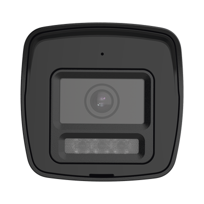 HIKVISION - [Audio Bidireccional + Sirena & Estrobo + Dual Light + ColorVu] Bala TURBOHD 4K (8 Megapixel) / Lente 2.8 mm / 30 mts IR EXIR + 20 mts Luz Blanca / Micrófono y Bocina Integrado / Exterior IP67 / Metal / dWDR