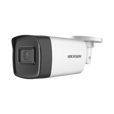 HIKVISION - Bala TURBOHD 2 Megapíxeles (1080p) / Lente 3.6 mm / Exterior IP67 / 80 mts IR EXIR / dWDR / 4 Tecnologías